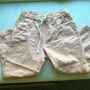 Little Lies blush linen pants